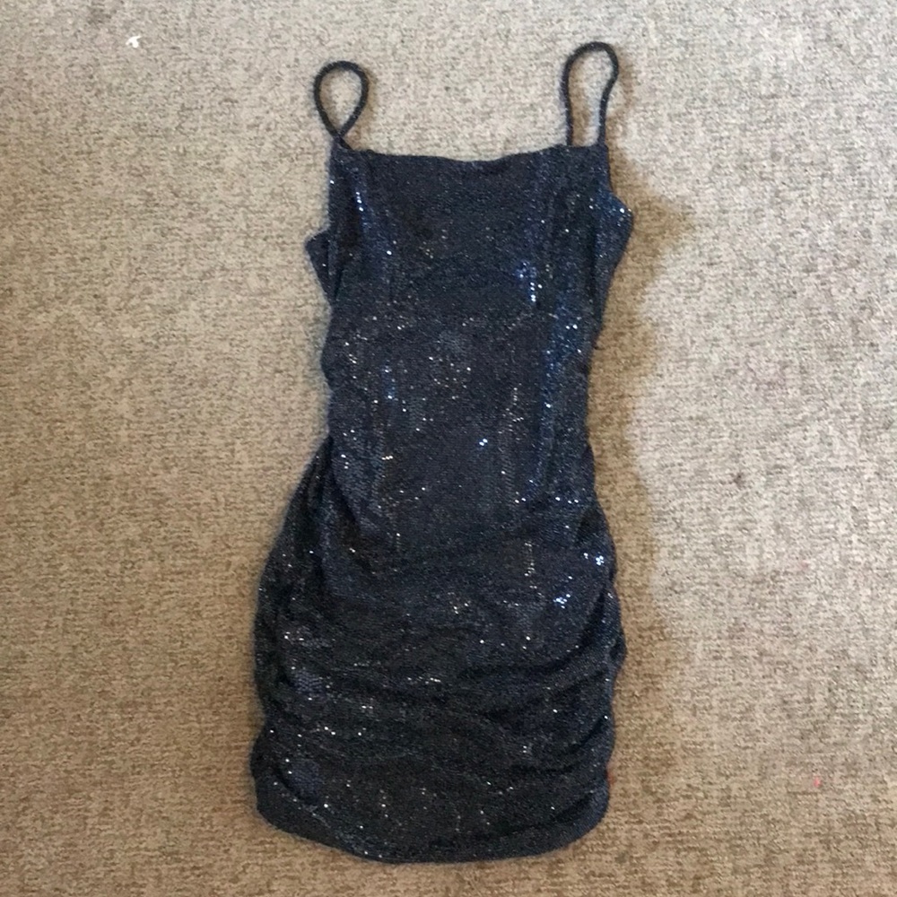 Urban Outfitters black sequin dress